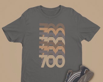 KANYE SHIRT, Einfaches Shirt, Kanye West Shirt, Kurzarm Baumwolle Grafik Bedruckt Yeezy 700 Kanye West Art Tee, Sneaker Trending Tshirt