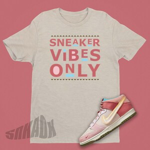 DUNK STRAWBERRY Milk Sneaker Vibes Only Shirt, SNEAKERHEAD Tee, Popular Dunk Sneaker Designer Tee Shirt Gift, Sneaker Shirt
