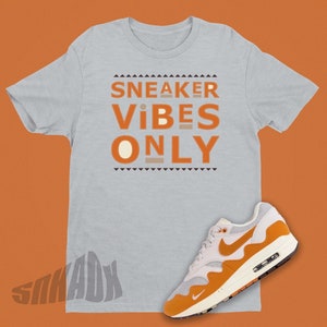 Sneaker Vibes Only Tee Match AIR MAX 1 MONARCH Waves - Retro Air Max Tee - Beliebtes Air Max Sneaker T-Shirt Geschenk - 90er Jahre Party Tshirt