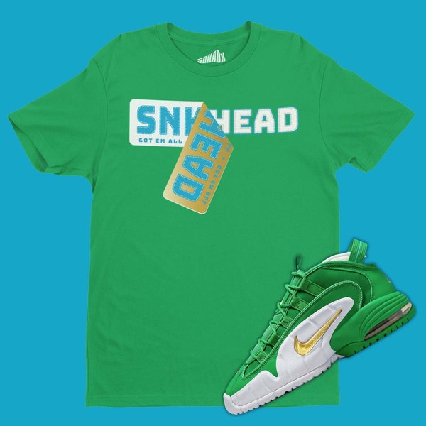 Sneaker Sticker Unisex Shirt To Match Air Max Penny 1 Stadium Green