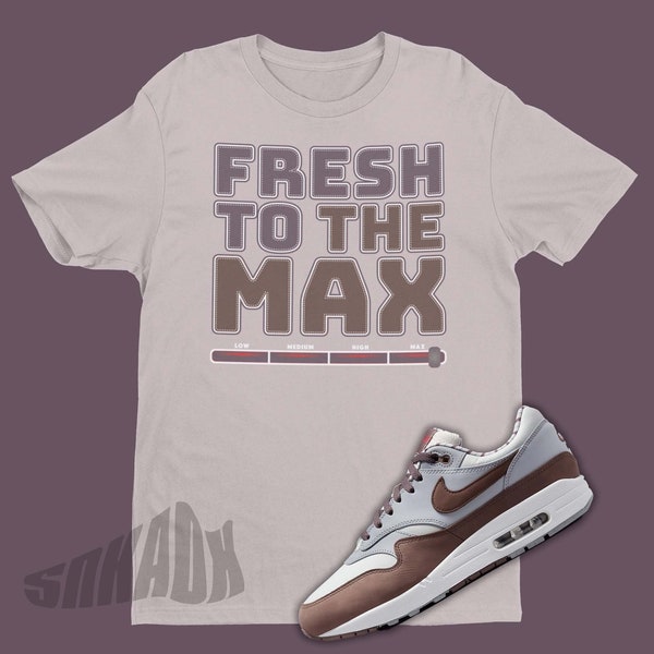 Fresh To The Max Shirt To Match Air Max 1 Shima Shima 2023 - Outfit To Match Air Max 1 - Plum Air Max 1 Matching Shirt