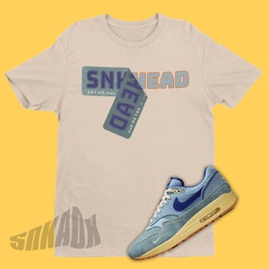 Retro Air Max 1 Shirt Match - Air Max 1 Dirty Denim Passendes Shirt - Sneaker Sticker SVG