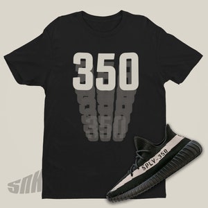 YEEZY 350 V2 Oreo Match Tee - 350 Stack Cross Stitch Tshirt - Kanye Shirt - SNEAKER Graphic Printed Yeezy 350 Tee