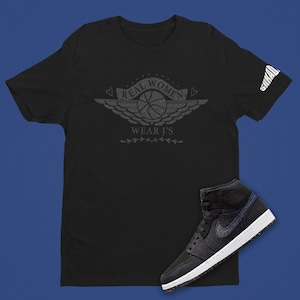 Air Jordan 1 Mid Crater Real Women Wear J&#39;s Women&#39;s T-Shirt, Retro 1 Shirt, Jordan Wings SVG, Women Sneakerhead Gift