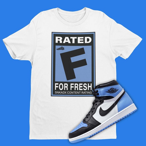 university blue jordan 1shirt