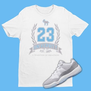 Jordan 11 unc shirt top