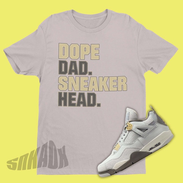 Dad Sneakerhead Shirt To Match Air Jordan 4 Craft Photon Dust - Craft 4s Shirt - Photon Dust 4s Tee - Retro 4s Tee - Cool Dad Gift