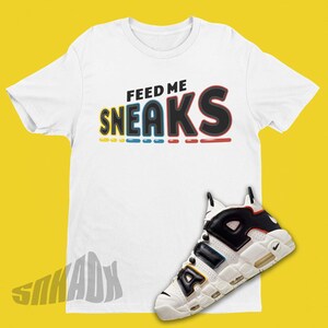 Camiseta Feed Me SNEAKS Match Air More Uptempo Trading Cards - Camisa Uptempo - Camisa To Match More Uptempo