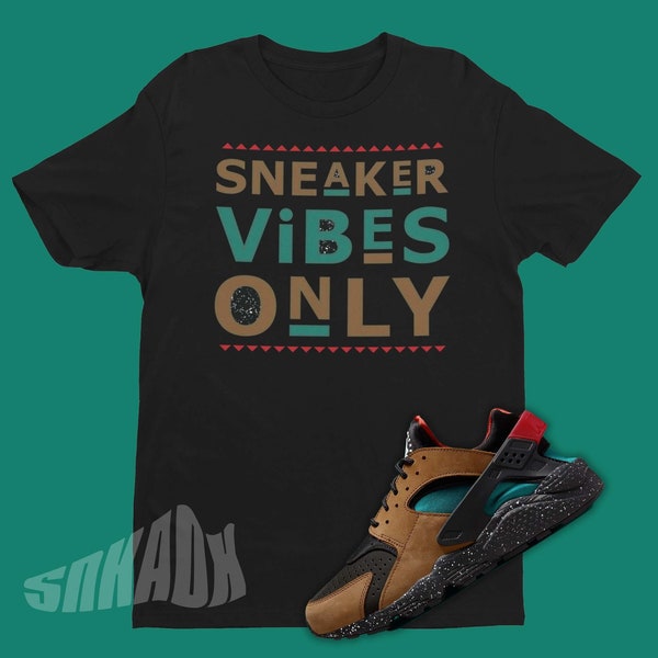 Air Huarache Mowabb Brown Match Shirt - Retro Huarache Shirt Match - Sneaker Vibe Only Tee