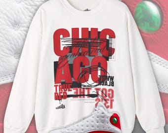 Chicago 13 Sweatshirt to Match Air Jordan CHICAGO 2026
