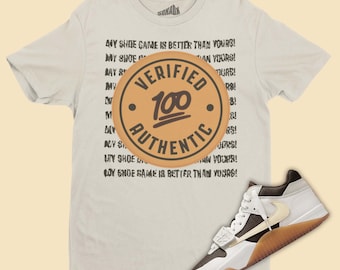 Verified Authentic T-Shirt Matching Travis Scott Jordan Jumpman Jack Sail, Sneaker Tee, Sneaker Collector, Sneakerhead Gifts