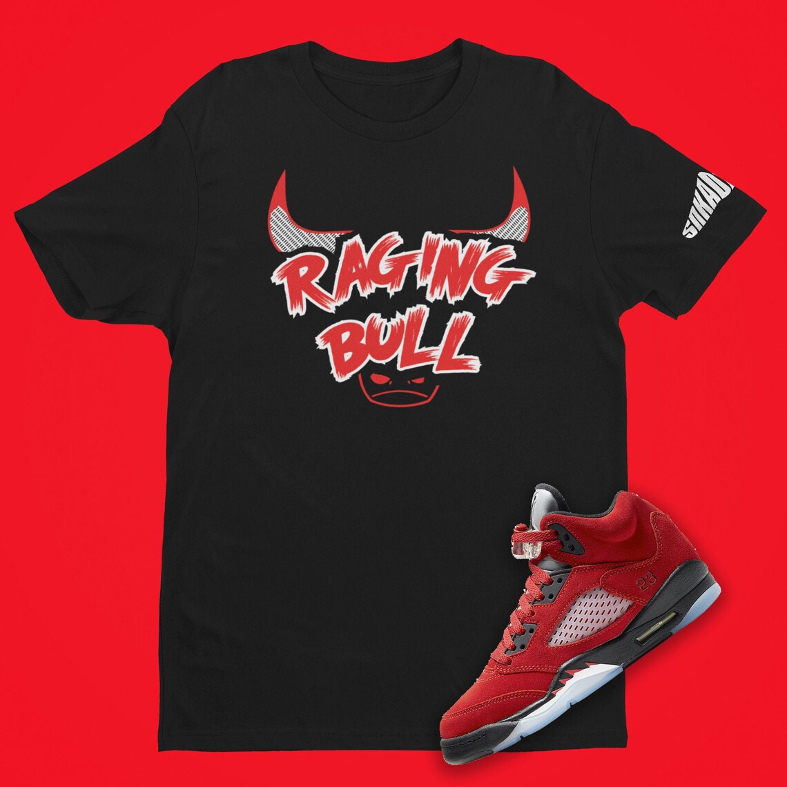 raging bull 5s shirt