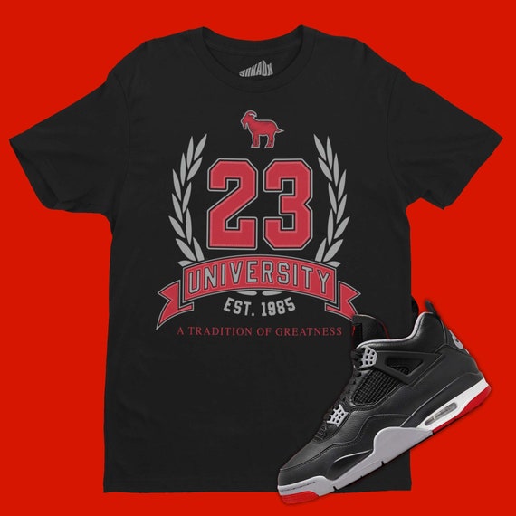 jordan 4 bred t shirt