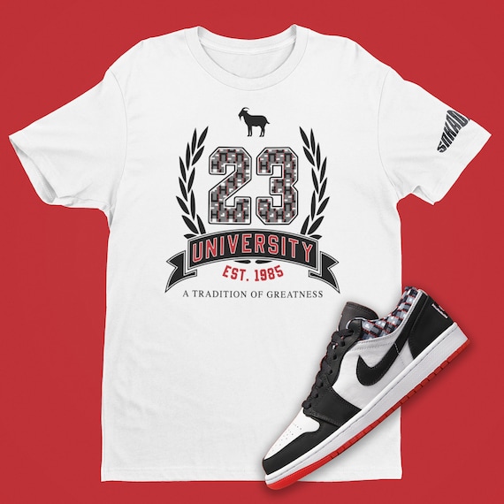 Air Jordan 1 Low Quai 54 23 University Unisex T-shirt GOAT - Etsy UK