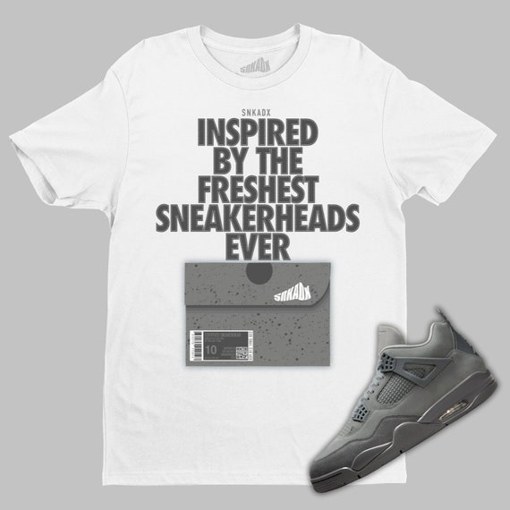 Shoe Box T-shirt Matching Air Jordan 4 Wet Cement - Etsy