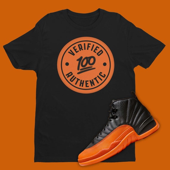 Verified Authentic Shirt to Match Air Jordan 12 Brilliant Orange Retro 12 s Tee AJ12 Brilliant Orange Shirt Etsy Canada