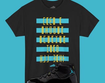 Big Sneakerhead Shirt Black to Match Jordan 11 Gamma