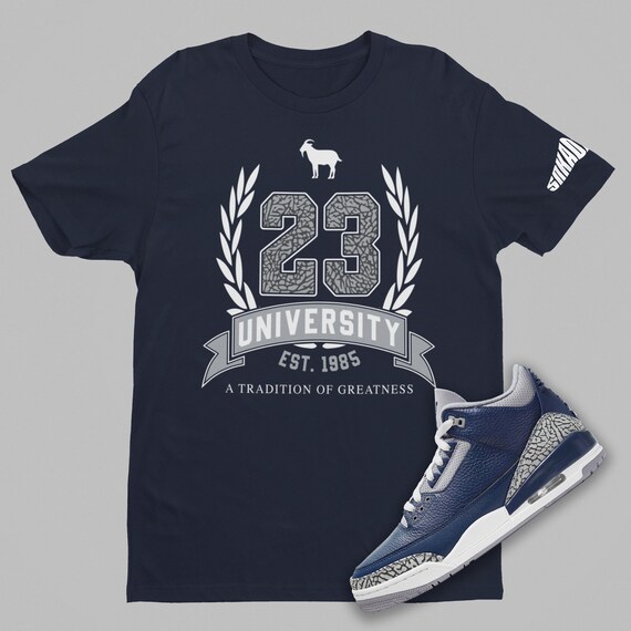 georgetown jordan 3 shirt