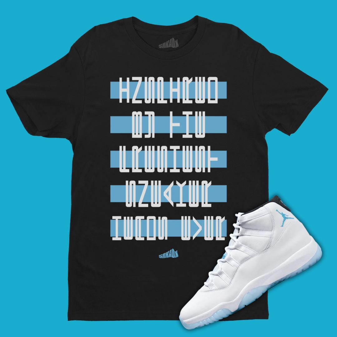 shirts to match jordan 11 low legend blue