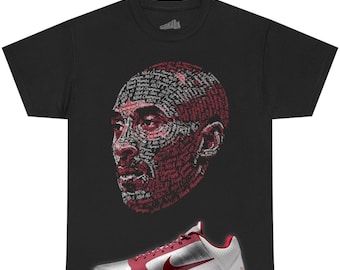 Kobe Tee Shirt to Match Kobe 5 Protro Lower Merion Aces Away 2026, Black Shirt Unisex