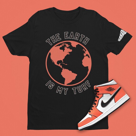 jordan 1 turf orange shirt
