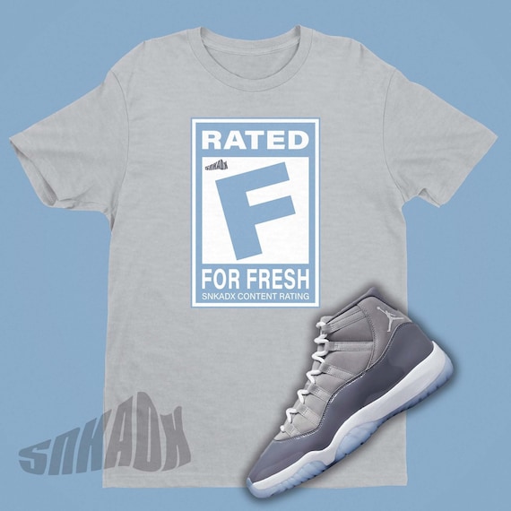 AIR Jordan 11 COOL Grey Match Shirt 
