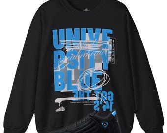 University Blue 14 Sweatshirt to Match Air Jordan 14 University Blue