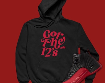 Got The 12's Hoodie Matching Jordan 12 Flu Game, Retro 12s Outfit