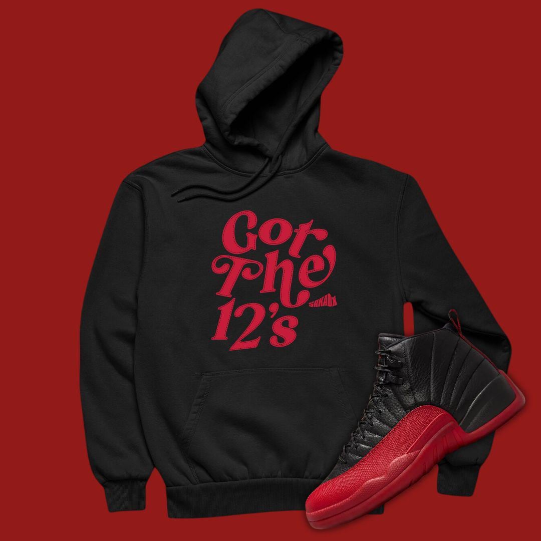 air jordan 12 reverse flu game outfit