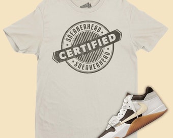 Certified Sneakerhead T-Shirt Matching Travis Scott Jordan Jumpman Jack Sail, Sneaker Tee, Sneaker Collector, Sneakerhead Gifts