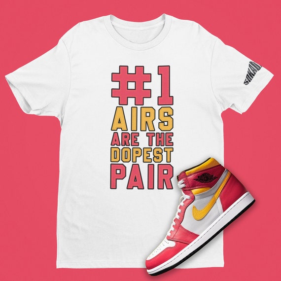 light fusion red jordan 1 shirt