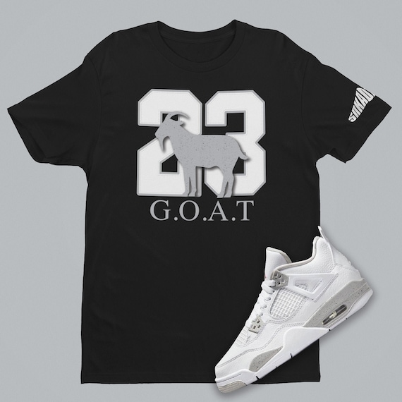 goat jordan 4 white oreo