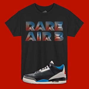 Rare Air 3D T-Shirt Matching Jordan 3 Rare Air, Retro 3s Tee For Sneakerheads