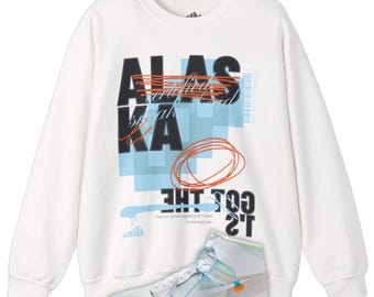 Alaska 1 Sweatshirt to Match Virgil Archive Air Jordan 1 High "Alaska"