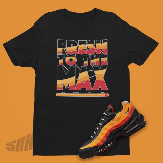 orange nike air max shirt