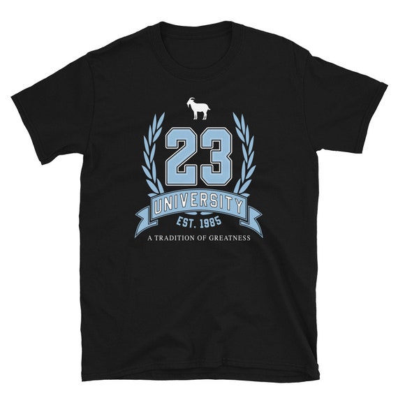 Air Jordan 6 UNC Matching Shirt - 23 University Shirt Match Retro