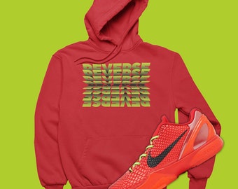 Reverse Stack Unisex Basketball Hoodie To Match Kobe 6 Protro Reverse Grinch - KB6 Sweatshirt