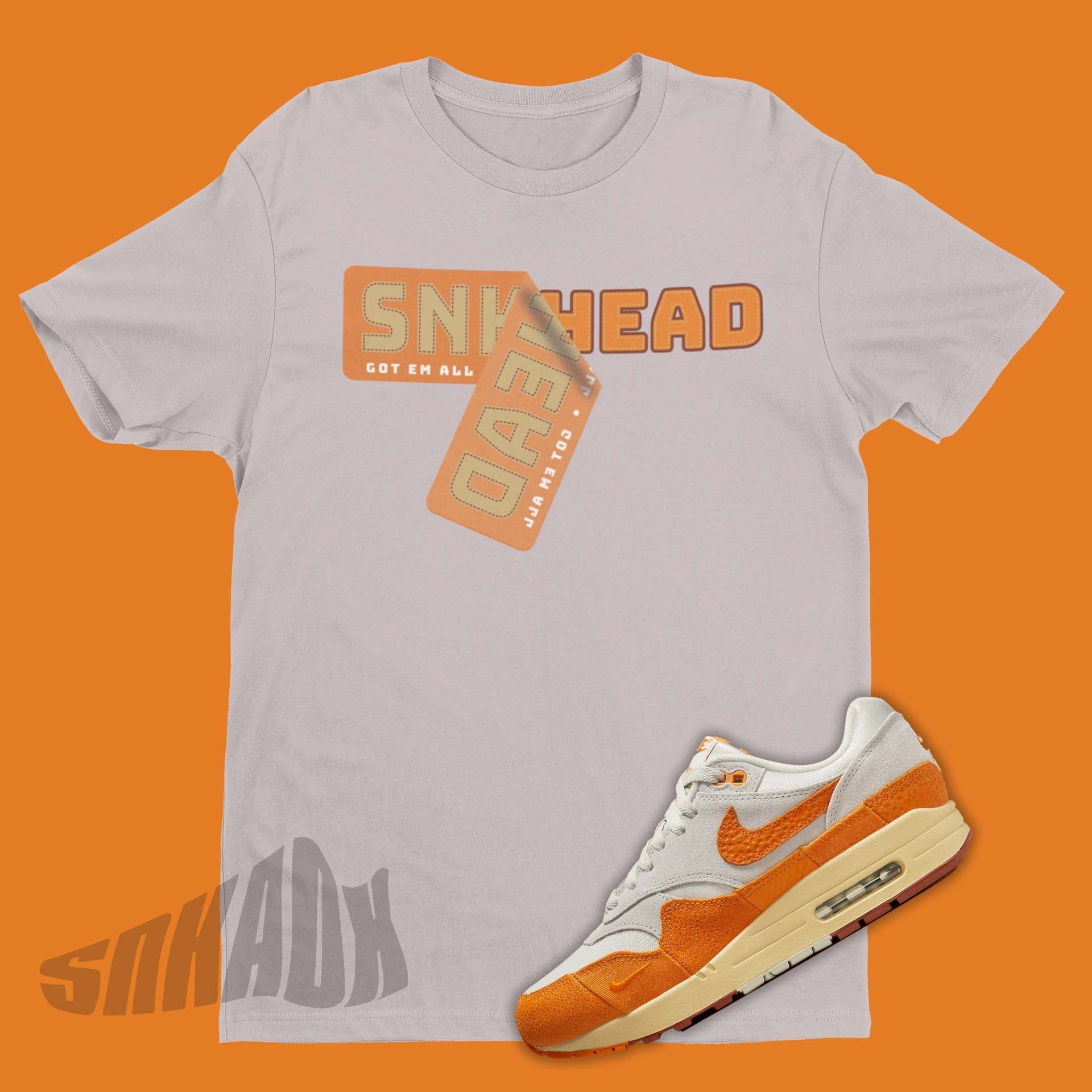 orange nike air max shirt