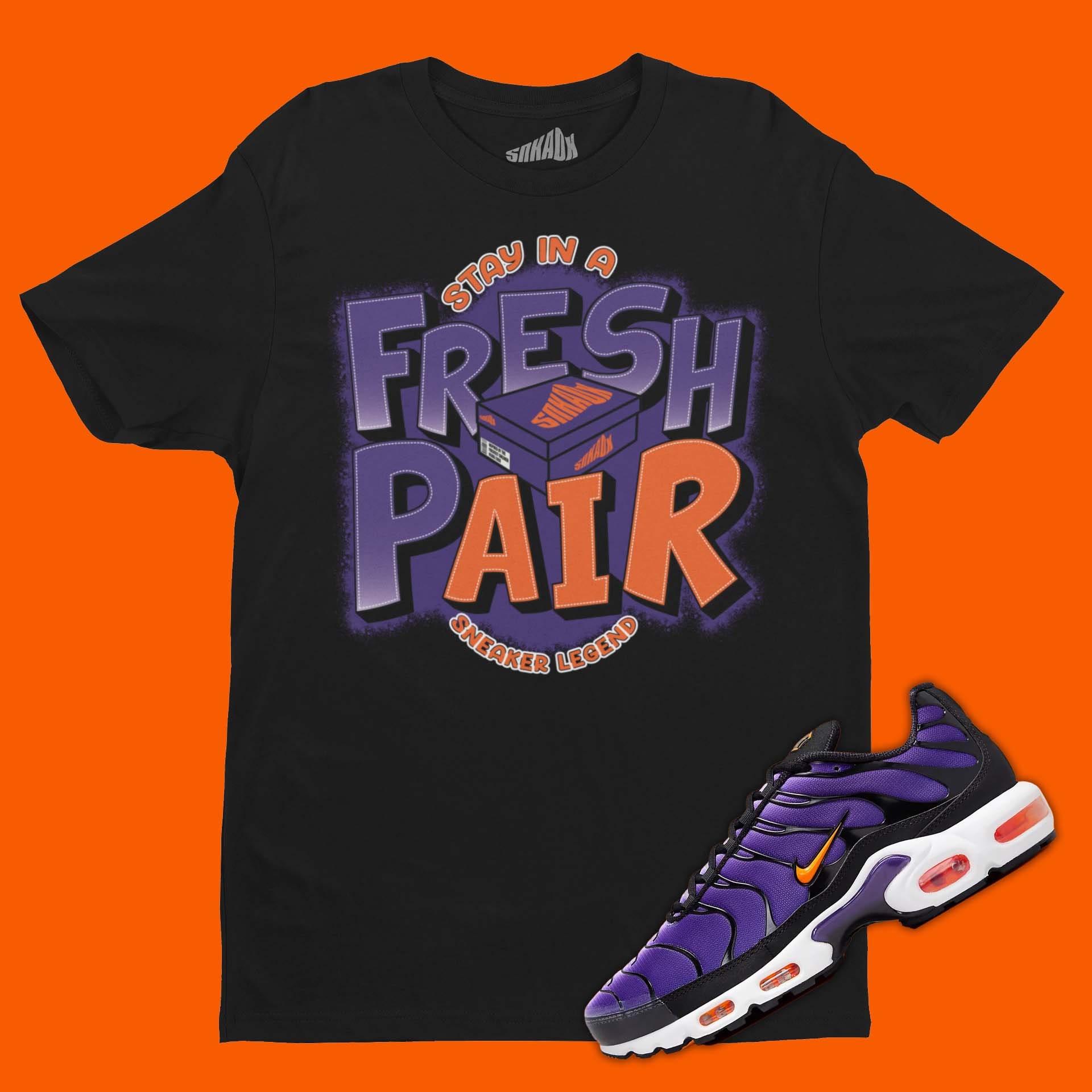 Fresh Pair T shirt Matching Air Max Plus Voltage Purple Unisex Sneaker Tee Sneakerhead Gifts for Kids Etsy