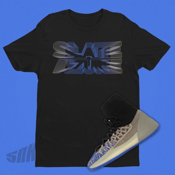 Buy Burst Shirt to Match Yeezy BSKTBL Knit Slate Azure - Yeezys Match Shirt  - Sneakers Yeezy Graphic Tee Online in India - Etsy
