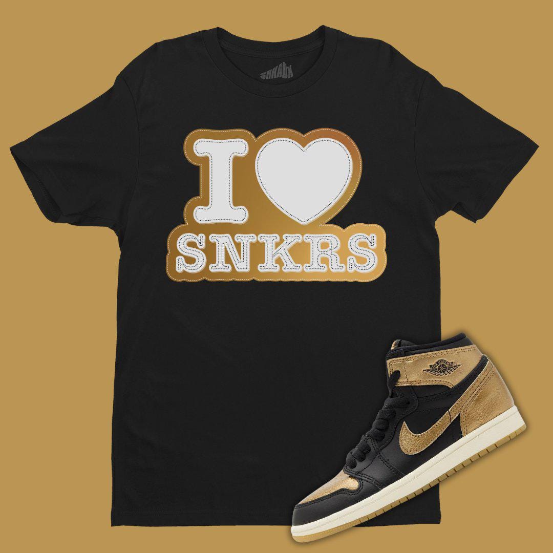 jordan 1 gold toe t shirt