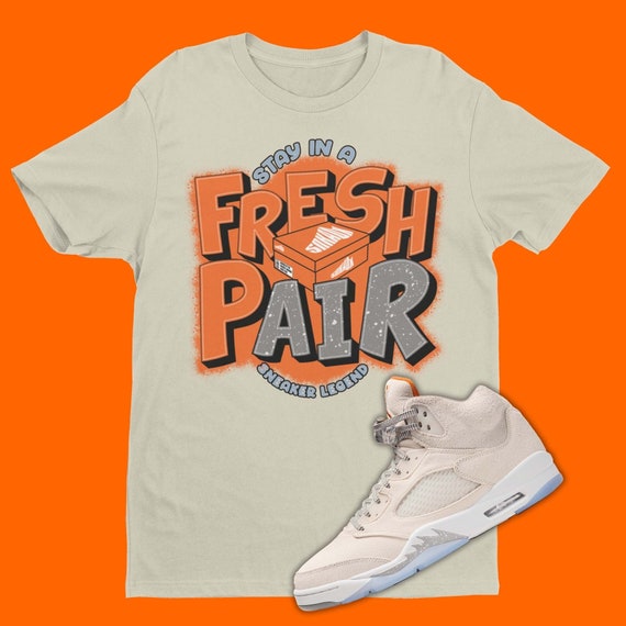 Air Jordan 5 SE Craft Light Orewood Brown Matching T shirt FRESH Pair Shirt Sneaker Matching Tees Retro Craft 5s Outfit Shoe Box SVG Etsy Canada
