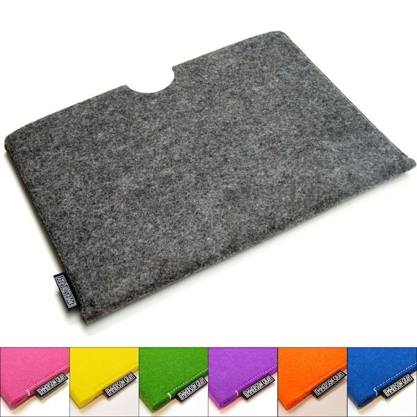 Pochette en feutre compatible avec l'étui portefeuille Onyx Boox Tab Mini C (7,8 pouces), 12 couleurs superbes, fabrication britannique, ajustement parfait !