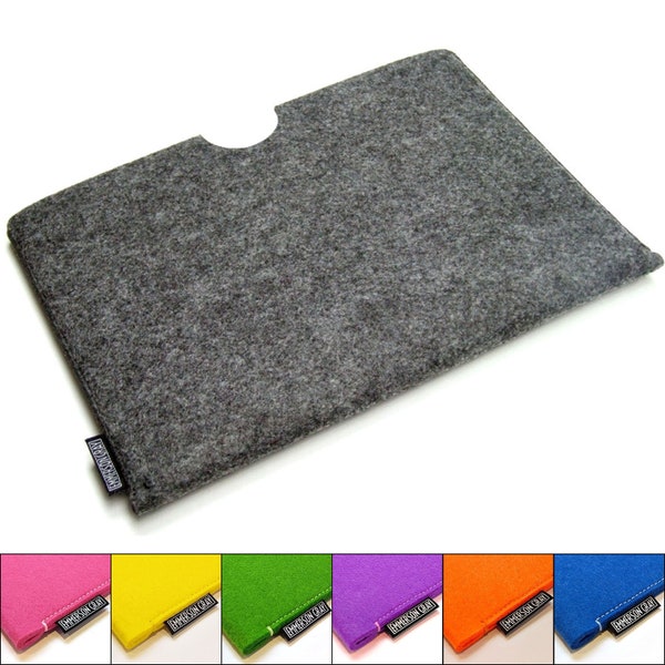 Felt sleeve compatible with iPad Air *ALL MODELS* case wallet, 12 great colours, UK made, perfect fit!