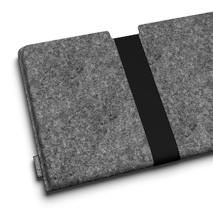 Capa de feltro para Galaxy Tab S8 COM ALÇA, compatível com todos os modelos (S8, S8+, S8 Ultra), 12 cores, fabricada no Reino Unido, ajuste personalizado