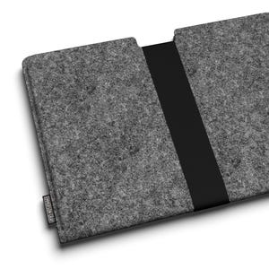 Felt sleeve for Surface Pro 11 (2024) WITH STRAP, 12 colours, UK made, custom fit