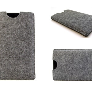 Felt sleeve compatible with Kobo Clara Colour / BW / 2E / Clara case wallet, 12 great colours, UK MADE, perfect fit!