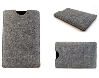 Felt sleeve compatible with Kindle Touch case wallet, 13 great colours, UK made, perfect fit!