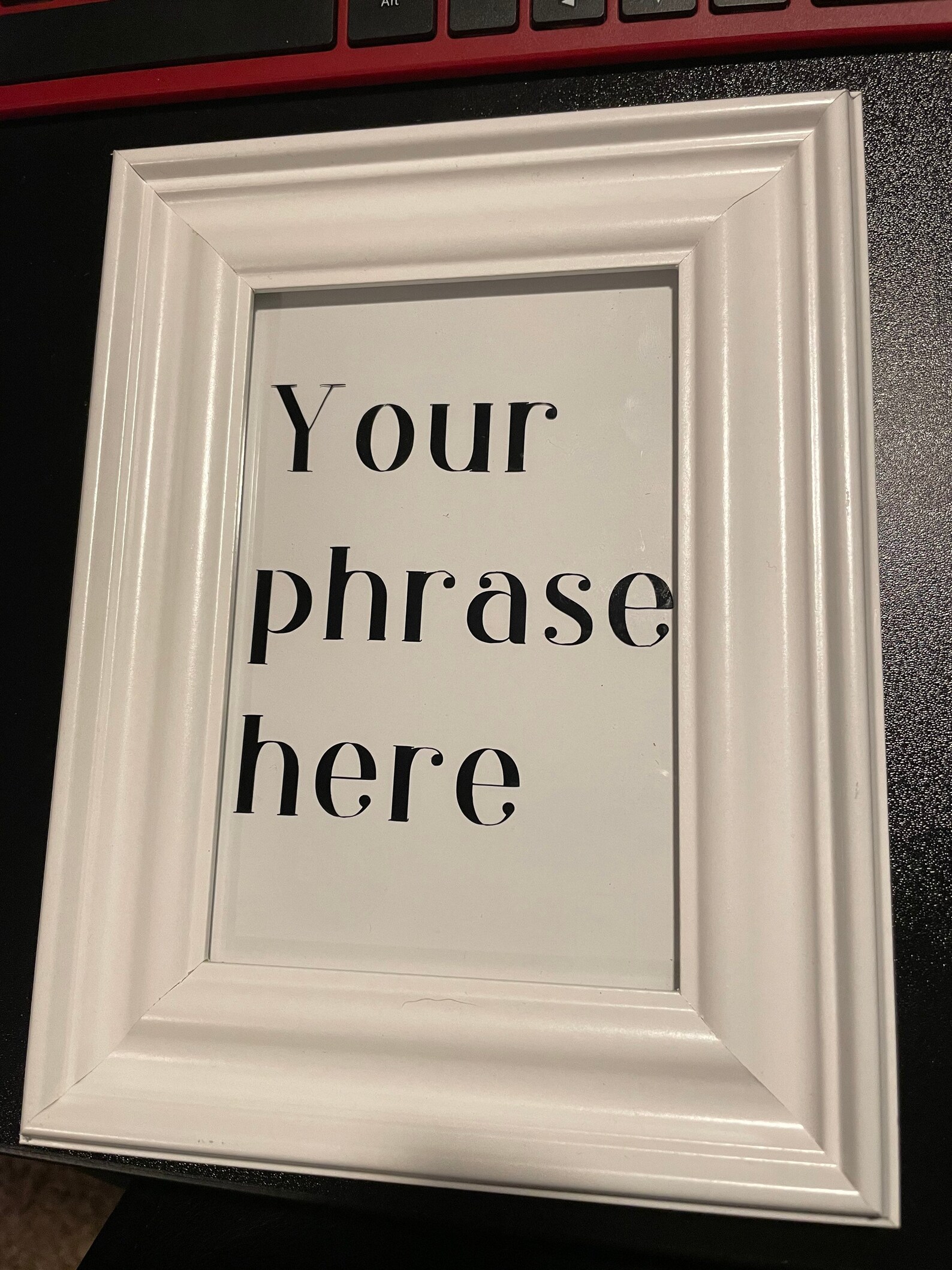 Custom Vinyl Frame Decor custom Frame Decor frame Decor Etsy