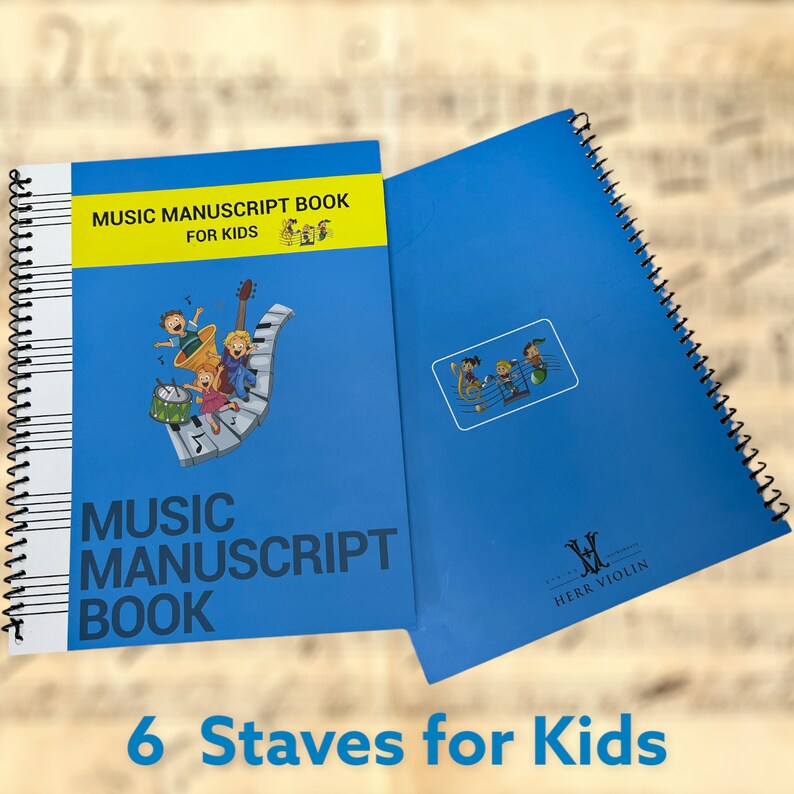 HERR Violin Blank Sheet Music Composition Manuscript Notebook Etsy